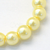 Baking Painted Glass Pearl Bead Strands HY-Q003-3mm-22-2