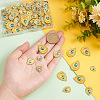 120Pcs 3 Style Opaque Resin Cabochons CRES-GA0001-08-3