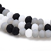 Faceted Glass Beads Strands X-GLAA-F106-B-F08-3