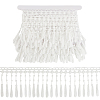 4.6~5 Yards Polyester Tassel Lace Ribbon OCOR-GA0002-16B-7