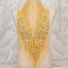 Polyester Embroidered Floral Lace Rhinestone Collar DIY-WH0304-901A-3