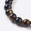 Natural Tiger Eye Beads Strands G-C076-6mm-1B-3