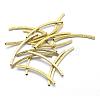 Brass Textured Tube Beads KK-A143-33C-RS-1