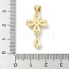 Brass Micro Pave Cubic Zirconia Pendants KK-H537-12G-3