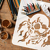 PET Hollow Out Drawing Painting Stencils DIY-WH0391-0528-3