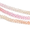 Transparent Painted Glass Beads Strands DGLA-A034-T1mm-A20-4