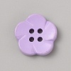 Spray Painted Plastic Buttons FIND-WH0152-394B-03-1