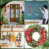 2Pcs 2 Colors Foam Simulated Chili Hanging Decorations AJEW-GF0009-60-5