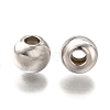 Rhodium Plated 925 Sterling Silver Beads STER-T007-11P-1