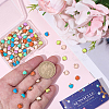 100Pcs Alloy Enamel Charms ENAM-SC0007-68-3