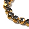 Electroplate Glass Beads Strands EGLA-P061-01B-02-3