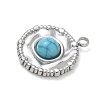 Synthetic Turquoise Pendants SA-CBA50C9-05P-2