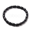 Undyed & Natural Bodhi Wood Beads Stretch Bracelets BJEW-JB05521-1