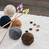 16Pcs 4 Colors Silicone Knitting Needle Stoppers AJEW-GL0001-85-5