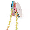 20 Yards Malan Flower and Butterfly Polyester Lace Trim OCOR-TAC0016-18H-2