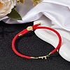 1Pc Adjustable Nylon Cord Slider Bracelets for Women BJEW-LP0001-32F-02-3