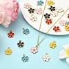 10Pcs Alloy Enamel Pendants FIND-FS0005-32A-5