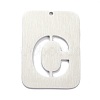 Non-Tarnish 304 Stainless Steel Pendants STAS-K216-49C-P-1