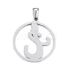 Non-Tarnish 304 Stainless Steel Pendants STAS-K162-051P-2