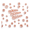 Brass Rhinestone Spacer Beads RB-PH0008-22RG-NF-7
