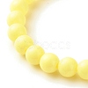 Handmade Polymer Clay Fruit Stretch Bracelet with Round Beads for Kids BJEW-JB07583-7