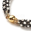 Glass Seed Crochet Beaded Bracelet BJEW-JB08083-7