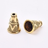 Tibetan Style Alloy Bead Cone PALLOY-TAC0011-70AG-1