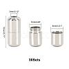 Brass Capsule Lace Lock Buckles KK-PH0001-29P-2