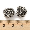 Rack Plating Alloy European Beads FIND-B034-30AS-3