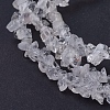 Quartz Crystal Chips Beads Strands X-G-D283-3x5-2-3