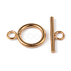304 Stainless Steel Ring Toggle Clasps STAS-L176-12-3