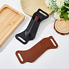 HOBBIESAY 2Pcs 2 Colors Imitation Leather Folding Knife Protective Case FIND-HY0003-08-3