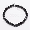 Natural Black Onyx Beads Strands G-A163-05-6mm-2