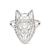 Non-Tarnish 304 Stainless Steel Finger Rings RJEW-L107-017P-2