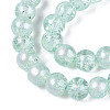 Translucent Crackle Glass Beads Strands CCG-T003-01G-3