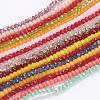 Glass Beads Strands GLAA-F078-1