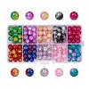 Round Transparent Crackle Glass Beads CCG-X0006-B-1