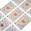 Heart Plastic Stickers DIY-TADJ0002-006C-3