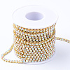 Brass Rhinestone Strass Chains CHC-T001-SS6-02C-1