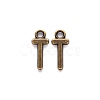 Tibetan Style Alloy Pendants TIBE-S108-108T-AB-NR-1