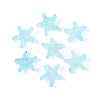 Frosted Glass Beads FGLA-T005-01D-1