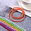 12Pcs 12 Colors Jewelry Waist Beads NJEW-C00023-3
