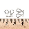 304 Stainless Steel S-Hook Clasps STAS-L300-003A-P-3