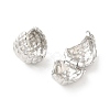 Brass Hoop Earrings for Women EJEW-P292-11E-P-2