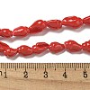 Spray Painted Natural Spiral Shell Beads Strands X1-BSHE-G039-08E-3