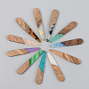 Resin & Walnut Wood Pendants RESI-S389-039A-1