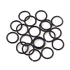 Spray Painted Iron Open Jump Rings IFIN-F149-B12-2