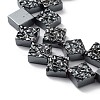 Synthetic Non-Magnetic Hematite Beads Strands G-H303-B15-3