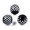 Opaque Resin European Beads RESI-N022-11-2
