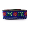 Embroidery Polyester Ribbons SRIB-WH0006-85A-1